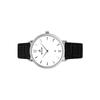 Westar Profile Leather Strap White Dial Quartz 50219STN101 Mens Watch