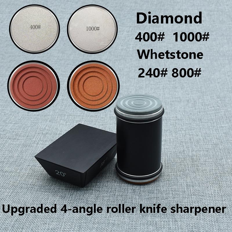 Rolling Knife Sharpener Kitchen Magnetic Roller Professional System Tool  Whetstone Upgraded 4-angle Roller Knife Sharpener Hot