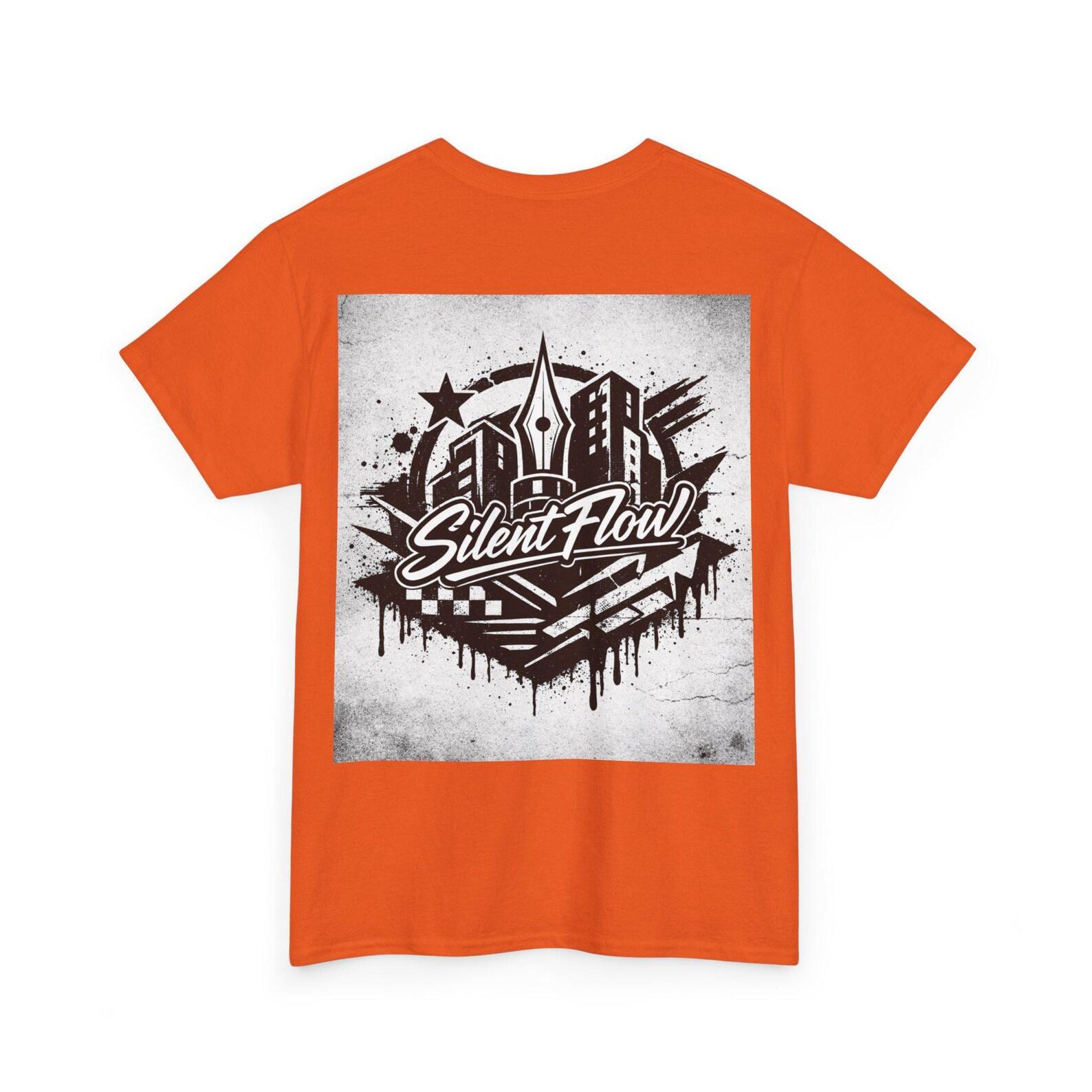 Silent Flow Graffiti Logo Tee | Urban City Streetwear 3XL