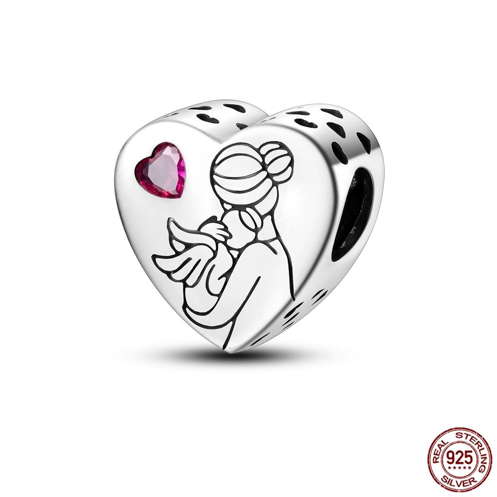 New In MotherS Day Copper Charm Mom Mother Family Charm Bead Fits Genuine Bracelets DoItYourself Woman Jewellery Gifts