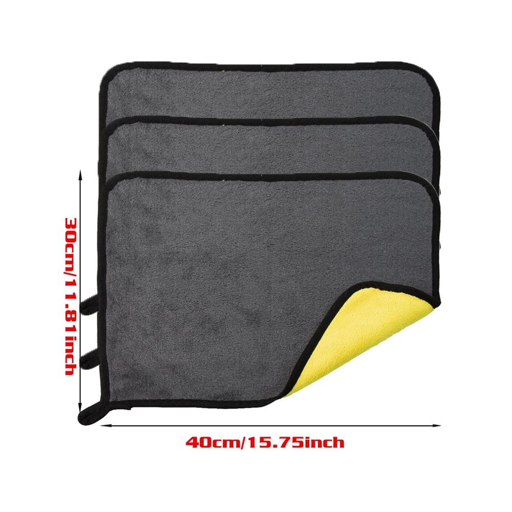 1/3/5Pcs Microfiber Cleaning Towel Car Clean Cloths Professional Detailing Auto Drying Towel Home Wash Towels Accessories