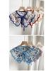Women's Lightweight Shawl Scarf - Spring/Autumn, All-Match Print, Korean Chic Decorative False Collar