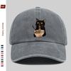 pc pcs Adjustable Trucker Cap with Kitten Eating Ramen Print  Vintage Washed Unisex Baseball Hat Suitable for Men  Women Li