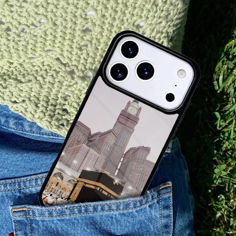 Holy Mosque Makkah Phone Case Cover Compatible with for IPhone 17air 16e 15 14 13 12 11Pro Max 17 Air