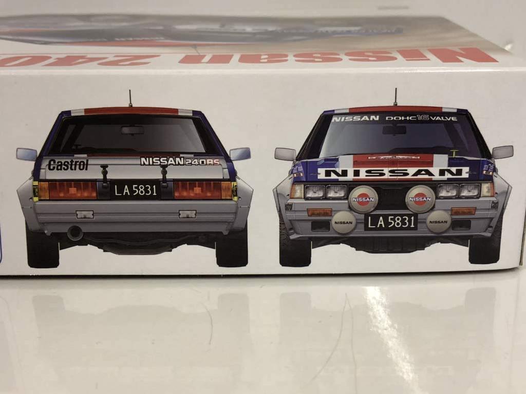 Aoshima Bunka Kyozai 1/24 BEEMAX Series No. 7 Nissan 240RS 1983 New Zealand Rally Specification Plastic Model