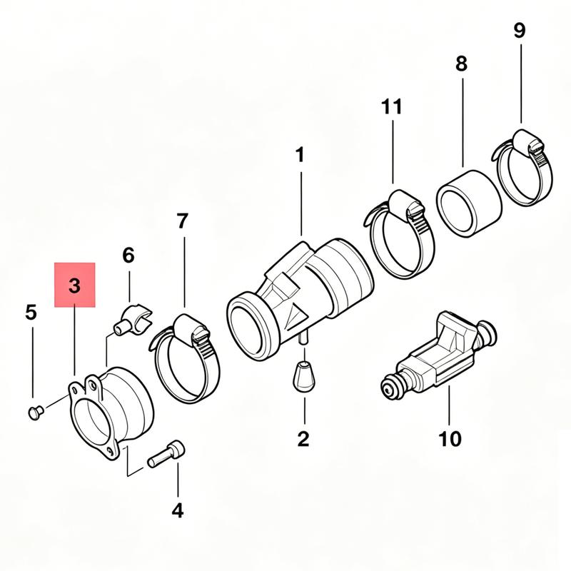 11611340770 11611340769 Motorcycle Carburetor Adapter Inlet Intake Pipe Rubber For BMW R1100GS R1100R R1100RS R1100RT R1100S