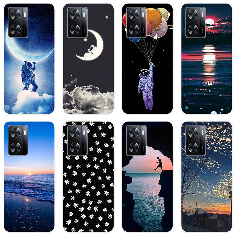 

OPPO A57 4G Чехол Силиконовый ТПУ Мультяшный Защитная задняя крышка OPPO A57 4G OPPOA57 Корпус Мягкая задняя крышка