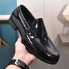 Heren schoenen nieuwe lente leren loafers heren business casual leren schoenen één pedaal luie Doudou trendy schoenen