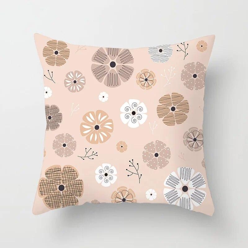 Abstract Painting Flower Cushion Cover Pillow  Home Sofa Car Decorative
