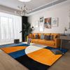 Nordic Abstract Geometric Carpet for Living Room Plush Decoration Home Modern Non-slip Floor Mat Washable Bedroom Cloakroom Rugs