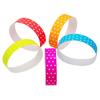 100Pcs Synthetic Paper Paper Fluorescence Wristbands Waterproof Event Ticket Wristbands  Party