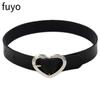 Woman Black Punk Choker Collar Necklace Pu Leather Goth Rivets Choker Necklace Pendientes Party Club Sexy Gothic Femme Jewelry