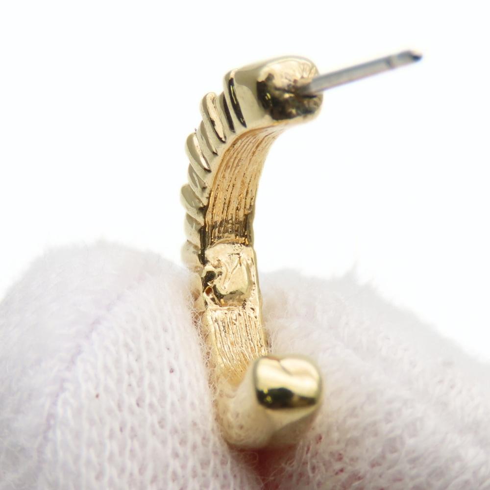 Used SWAROVSKI Pierce metal/Rhinestone 3.0g Gold Halfling