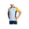 Adidas Real Madryt SS24 Colorblock Wygodna Moda Okrągły Dekolt Krótki Rękaw Koszulka Piłkarska Męska Top Niebieski IT5125