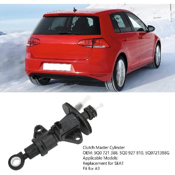 

Clutch Master Cylinder ABS 5Q0 721 388 5Q0 927 810 5Q0721388G Black Sensitive Strong Strength