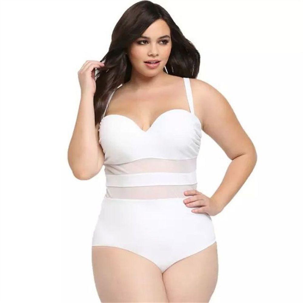 mesh plus size swimsuits