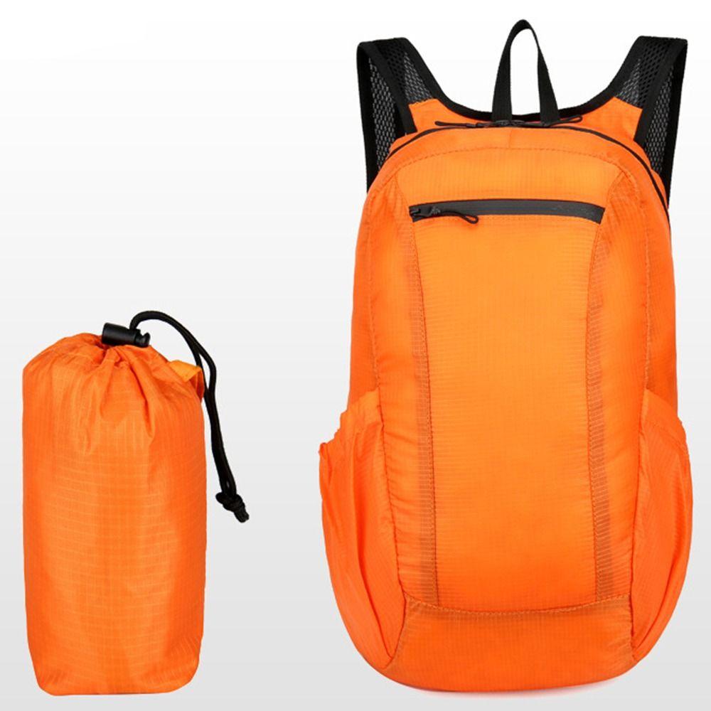 Polyester Camping Backpack Zipper Foldable Travel Bag Portable Sports Backpack Outdoor