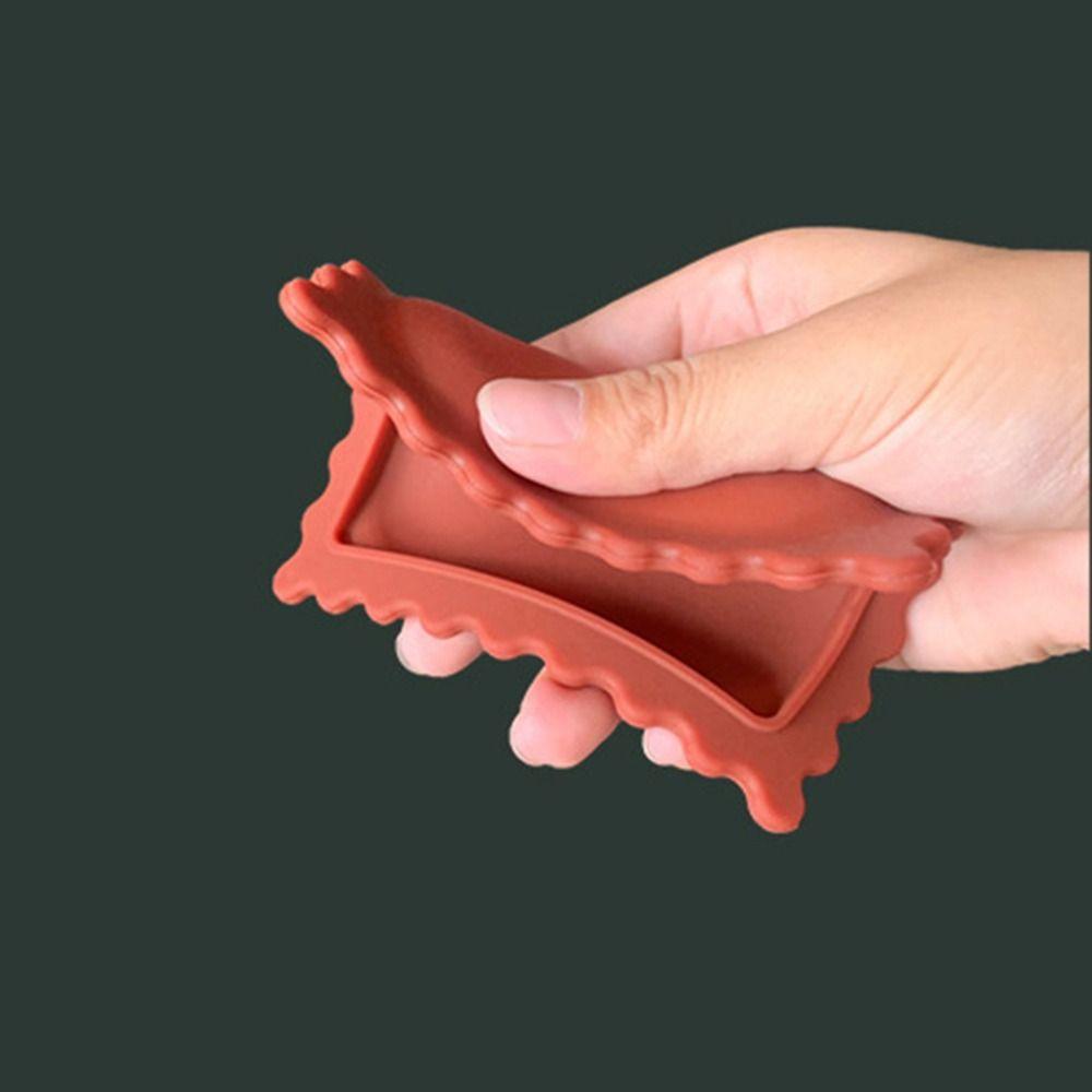 Biscuit Shape Silicone Insulation Spoon Pad Heat Resistant Placemat Drink Glass Coaster Tray Spoon Pad Kitchen Tool