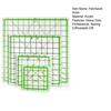 Yousheng 4Pcs Acrylic Quilting Ruler 4.5/6/9.5/12.5-Inch Square Fabric Cutting Patchwork Ruler with Clear Mark DIY Sewing Craft Projects Template