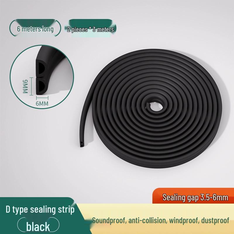 Těsnící lišta okna typu O z voděodolného a zvukotěsného UPVC pro dovnitř otevíraná okna