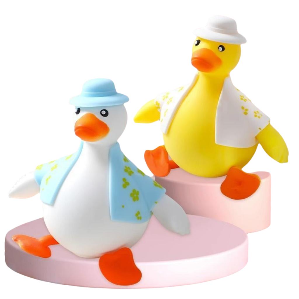 New Duck Shape Slow Rising Cartoon Squeeze Toy Tpr Slow Rebound Stress Relief Ball - Reusable Soft Toy For Adults And Children
