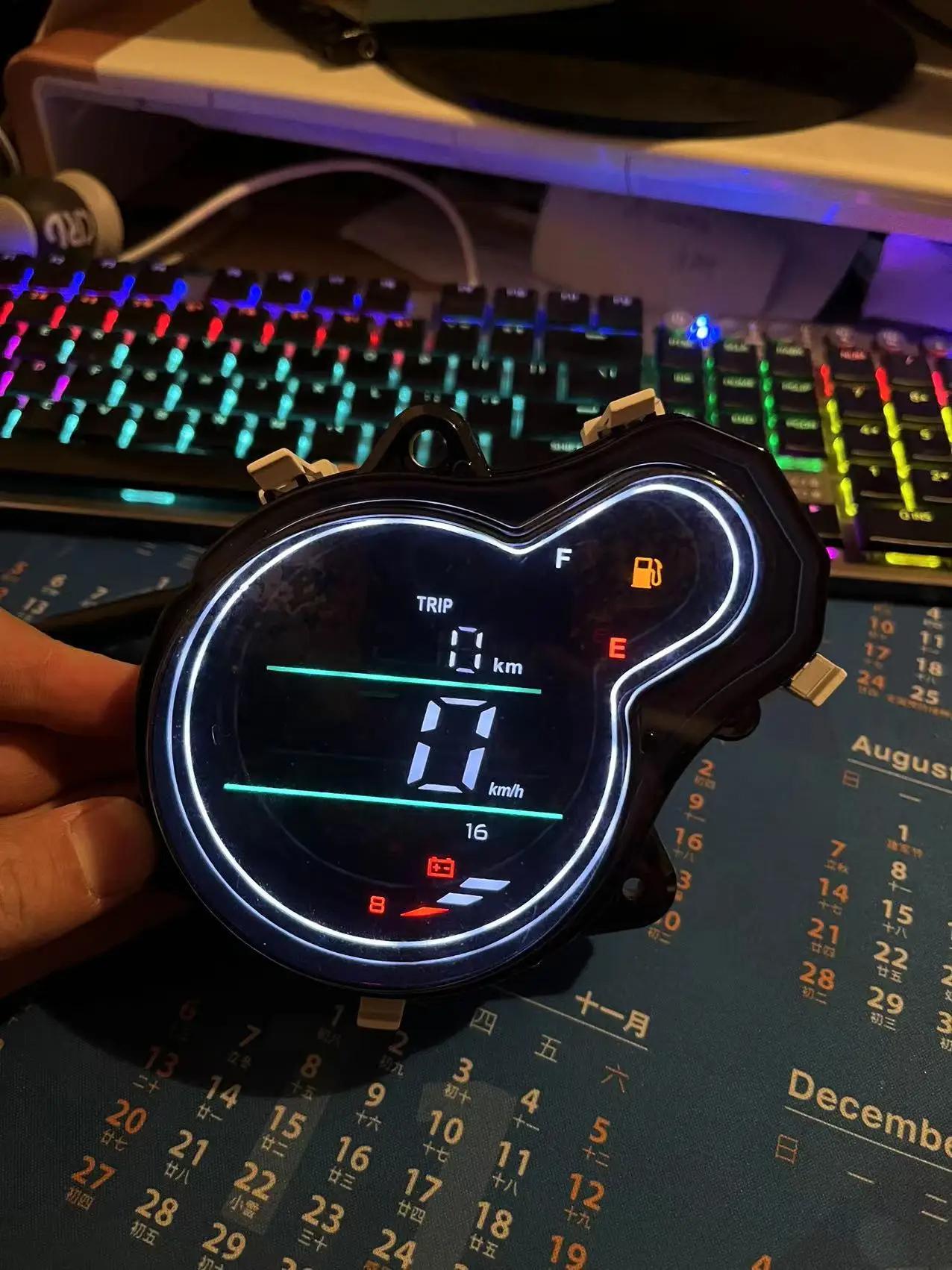 Navi110 Digital Meter Motorcycle Tachometer Digital Speedometer Navi LCD Odometer For Honda Navi 110