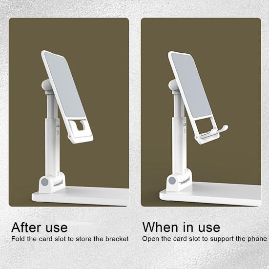 Lazy Phone Bracket Height Capacity Angle Adjustment Foldable Stable Support Liftable Strong Carrying Lazy Phone Bracket