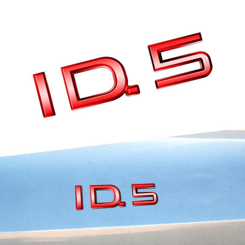 Pro ID.3 ID.4 ID.5 ID.6 Nápisový emblém ID řady GTX ID.4X Crozz ID.6X EV kovový odznak s logem na karoserii, zadní samolepka