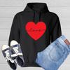 Love Heart Graphics Novelty Sarcastic Humor Men's Hoodies