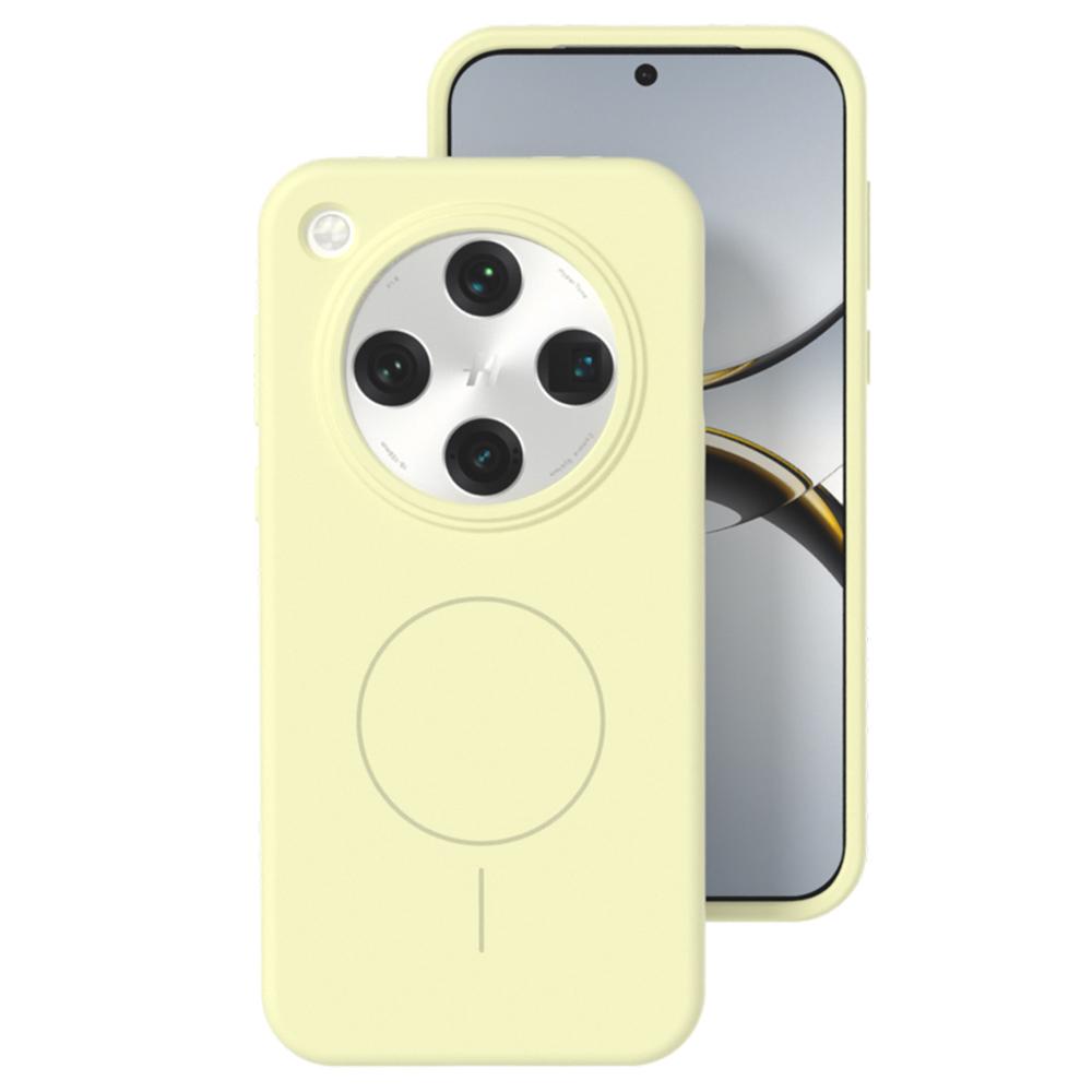 For Oppo Find X8 5G Liquid Silicone Case Compatible with MagSafe Skin-Touch Phone Cover