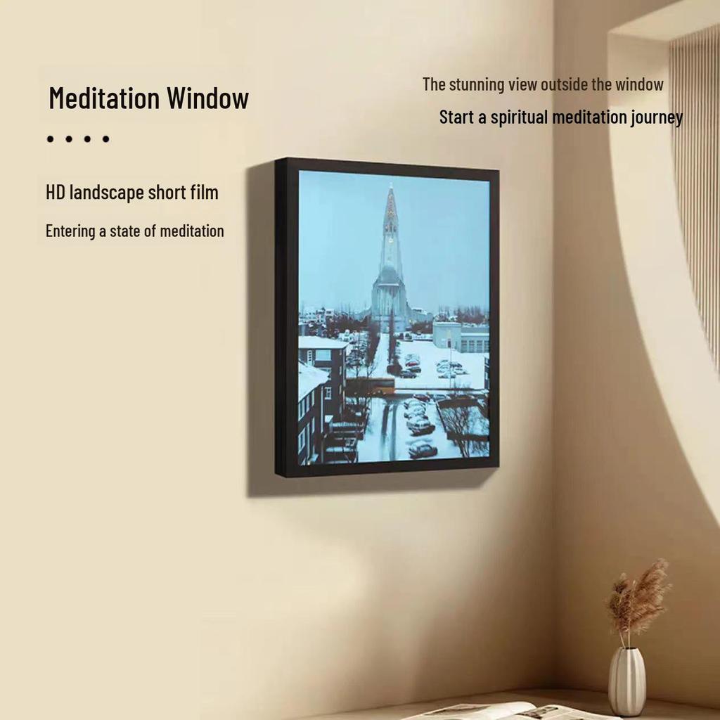 MORRORART T2 Wall-Mounted HIFI Speaker: Mural with Floating Subtitles & Bluetooth Audio