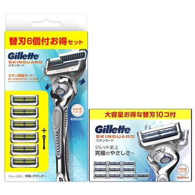 Gillette Razor Shaving Close Shave Main Unit Replacement Blades 16 Pieces Skin Guard