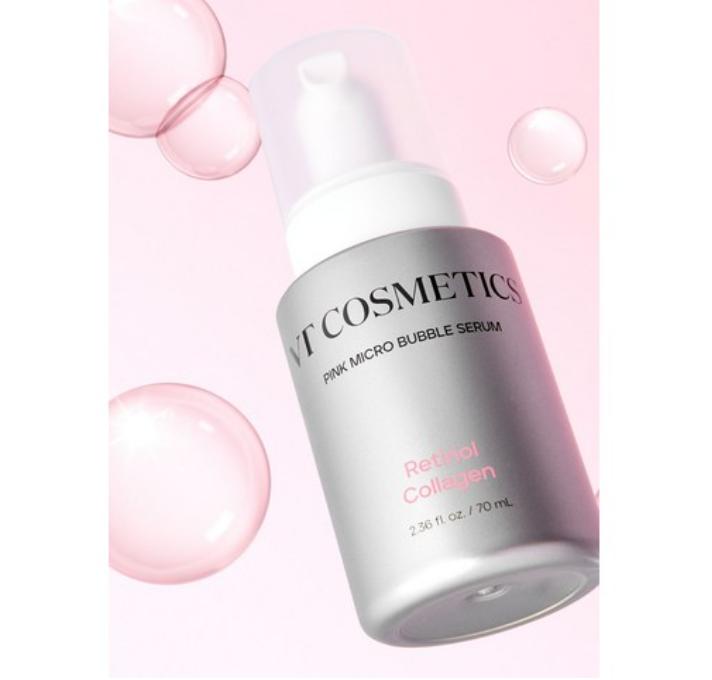 VT COSMETICS Retinol Kollagen Rosa Mikrobobleserum 70ml