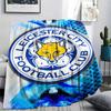 1pc leicester city Print Flannel Blanket, High quality Comfortable for All Seasons, Home Decor, Warmth and Comfort, Perfect for Christmas Gifts70