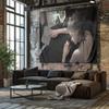 Fantasy Fairy Wall Art  Ethereal and Modern Decorative Tapestry
