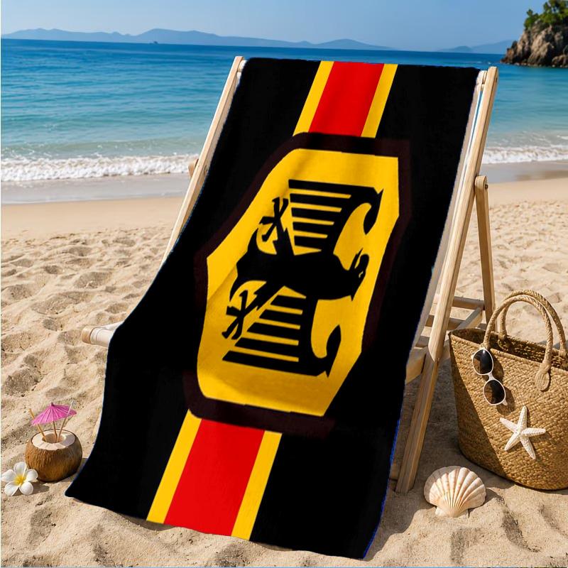 Asciugamano da Spiaggia con Emblema dell'Aquila della Germania, Asciugatura Rapida, Facile da Curare, Adatto Sia per il Fitness che per le Vacanze al Mare, Essenziale per lo Sport
