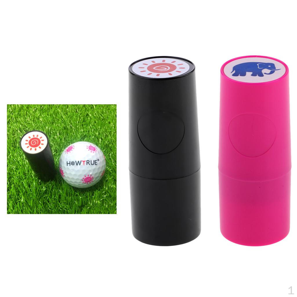 2Pcs / Pack Colorfast Golf Club Ball Stampers Stamp Marker - Sun and Lips