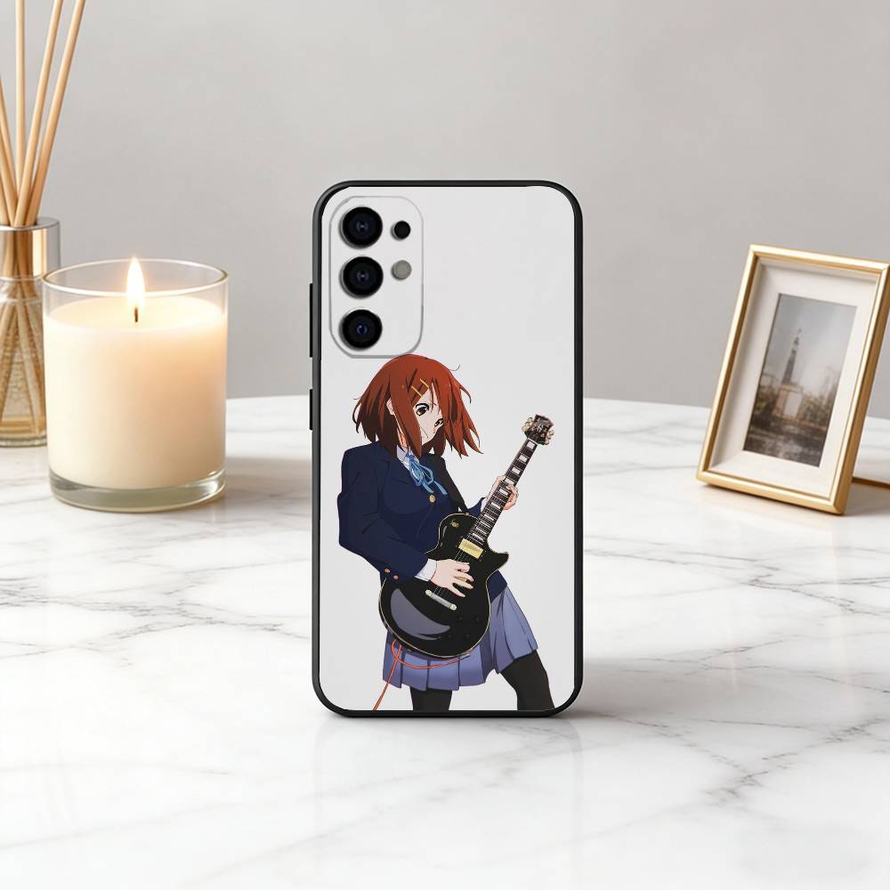 K-K-ON Music Y-Yui H-Hirasawa-yh Phone Case For Samsung S25,S24,S21,S22,S23,S30,Ultra,S20,Plus,Fe,Lite,Note,10,Black Cover