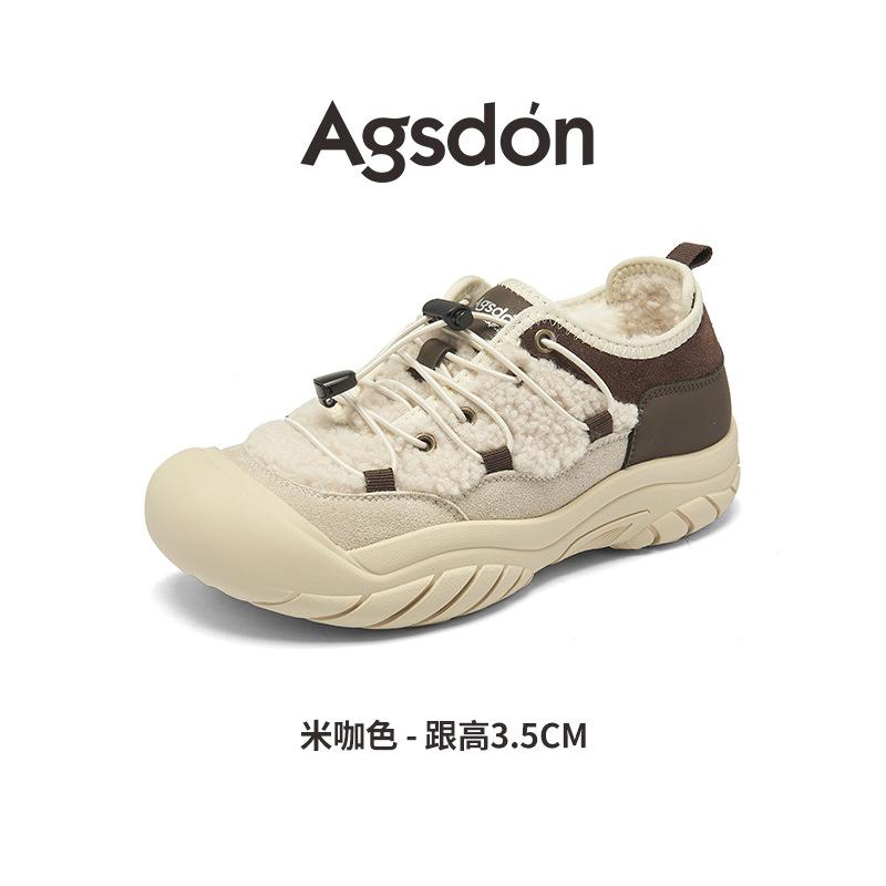 Augustine hiking shoes women's 2025 new autumn and winter outdoor hiking and climbing sports shoes casual cotton shoes