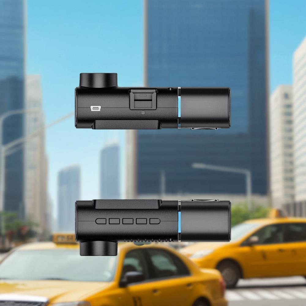 1.5 Inch Screen Dual Lens Dash Cam 1080P Interior Exterior Car Recorder 24H Parking Monitor Black Box Video Recorder 1 Year