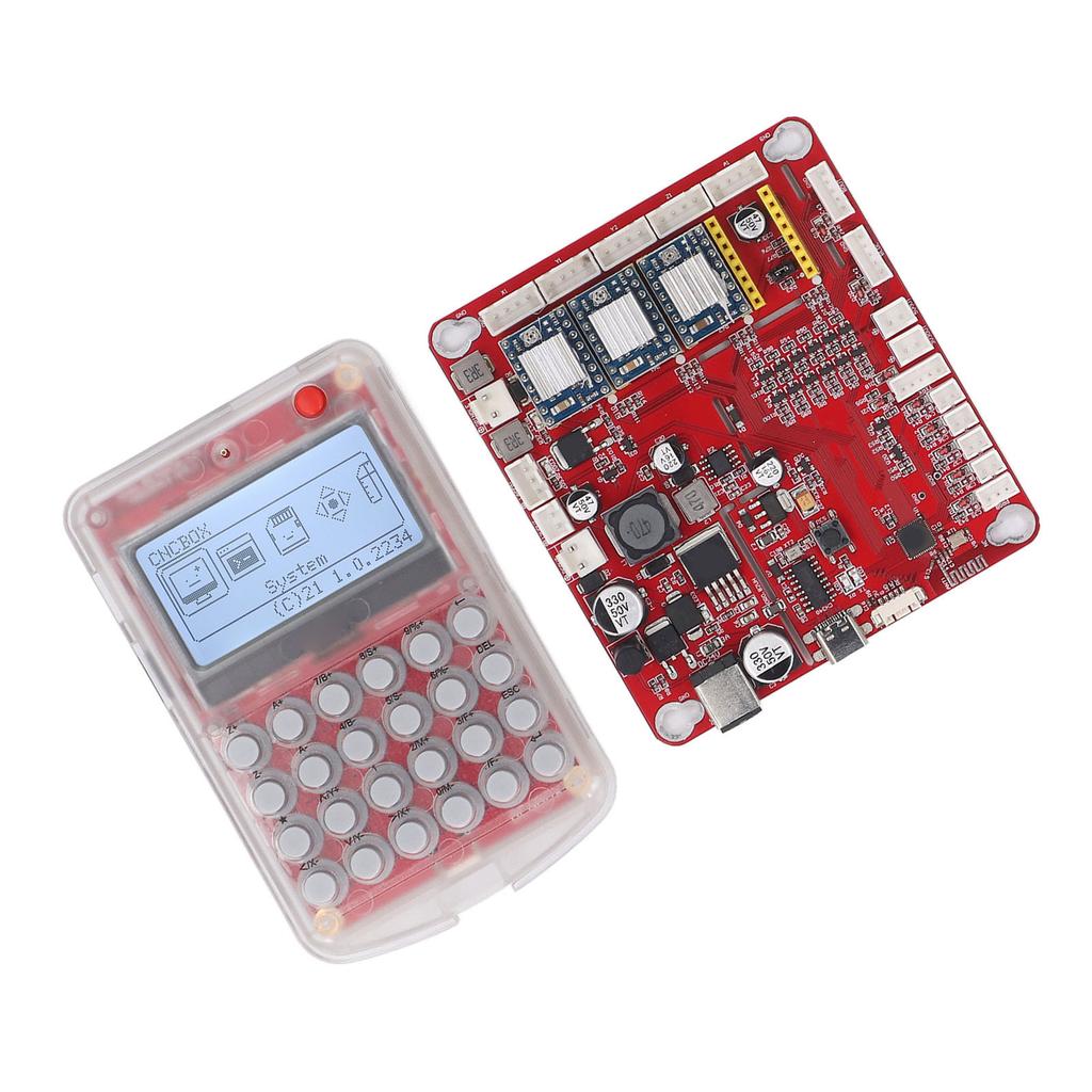 Graviermaschine Offline-Controller-Kit 24 Tasten 3 Achsen Offline-CNC-Controller-Board-Kit 12 V-36 V