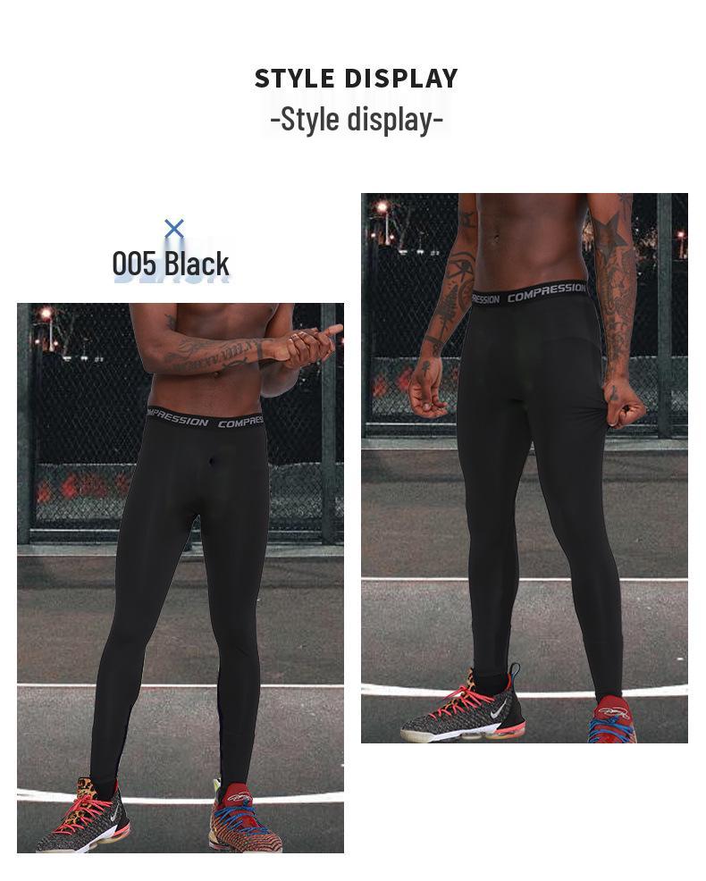 Men's Seven-Point Basketball Compression Tights - Quick-Drying Bodybuilding Pants 2025