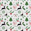 Outdoor Decorative Fabrics Oxford - Christmas Holidays Motif | Dx1874