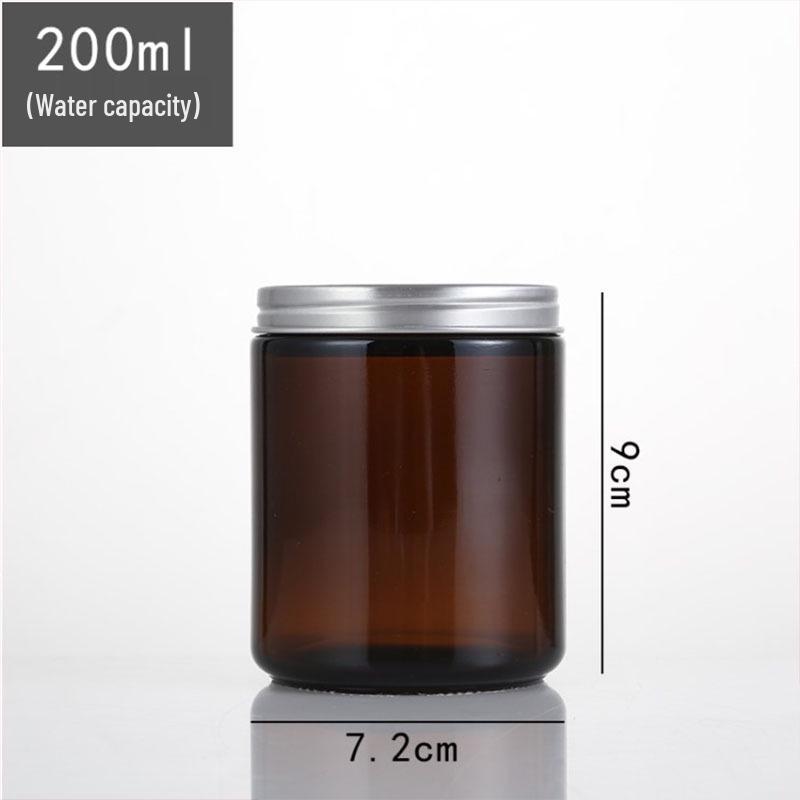 DIY Scented Candle Kit: Soy Wax, Amber Jar, Wick & Fragrance