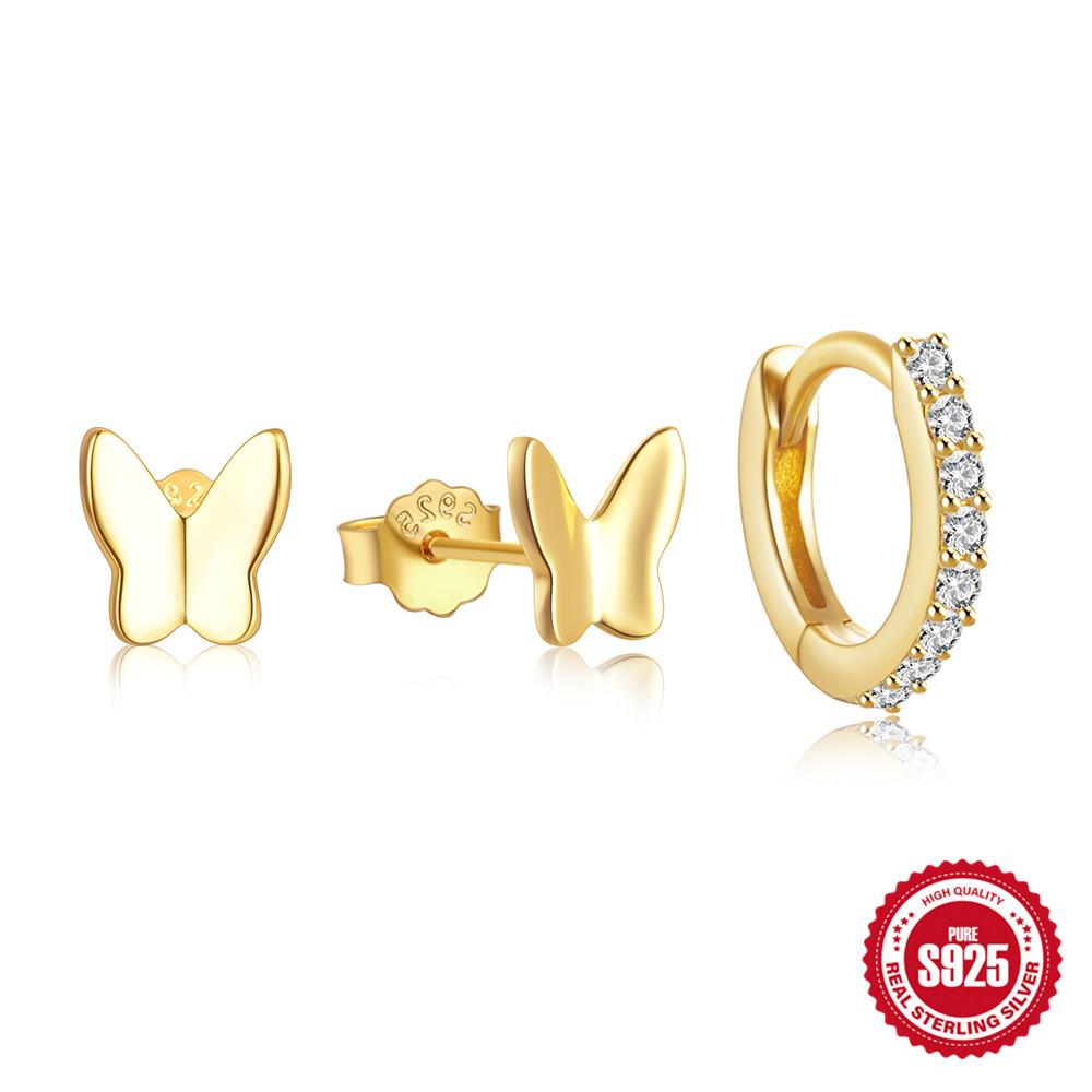 Triple Diamond Wear Earrings Earrings Earrings Set 3 Earrings Set