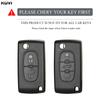 Tpu Car Flip Key Case Cover Shell Fob Keyless For Peugeot 107 207 307 308 407 607 3008 5008 For Citroen Xsara Picasso C5 C6 C8