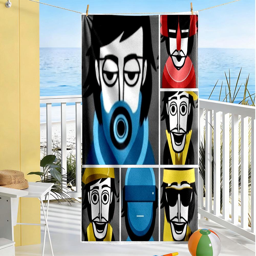 Incredibox Beach Towel Quick-Dry Soft Microfiber Comfortable Lightweight Portable for Swimming,Beach,Camping, Travel, Beach Accessories,Gym