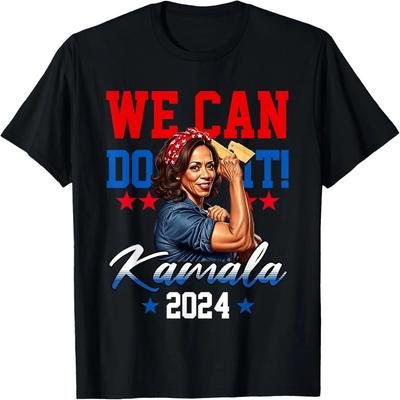 Kamala Harris For President 2024 We Can Do It! T-Shirt