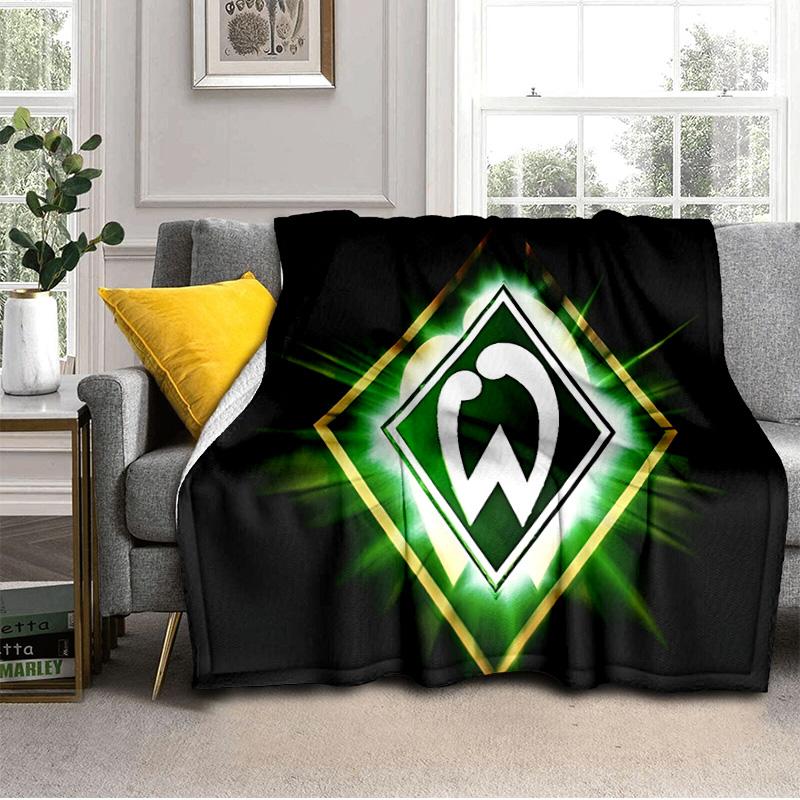 Coperta Calda da Calcio Werder Bremen Adatta per Divani, Letti, Uffici e Campeggio - Regalo Perfetto per Halloween Natale