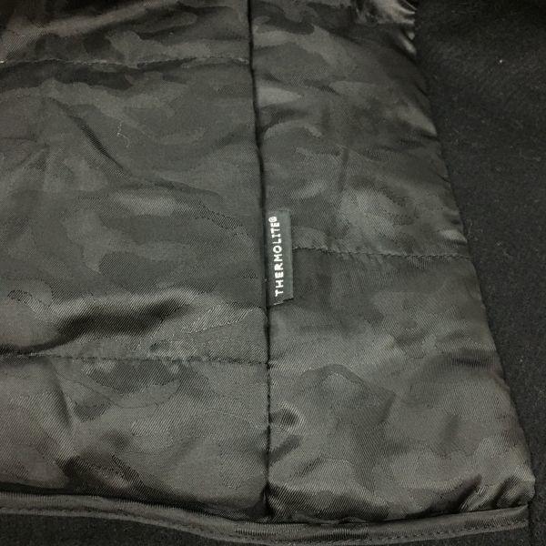 Nano universe Thermolite Gepolsterter Pea Coat Chester Blouson Schwarz Größe M Herren(GEBRAUCHT)